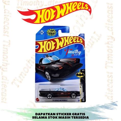 Promo Hot Wheels TV Series Batmobile Blister Ada Logo DC Batman Classic TV Series Diskon