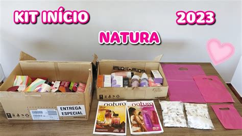 Kit Inicial Natura Abertura De Caixa Natura Meu Primeiro Pedido