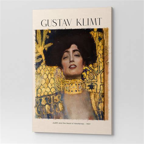 Obraz Płótno Gustav Klimt Judyta Z Głową Holofernesa Rep00003 50X70