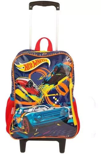Mochila Poliéster Rodas Hot Wheels m Sestini Parcelamento sem juros