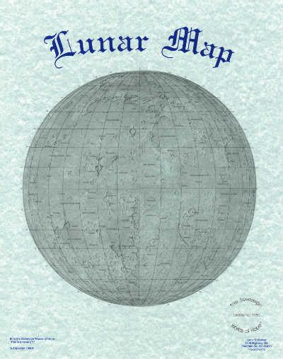 Крупный участок на поверхности видимой стороны Луны - luna.ru