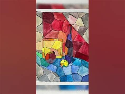 Натюрморт виконаний у вітражному стилі #арт #art #стилізація #вітраж ...