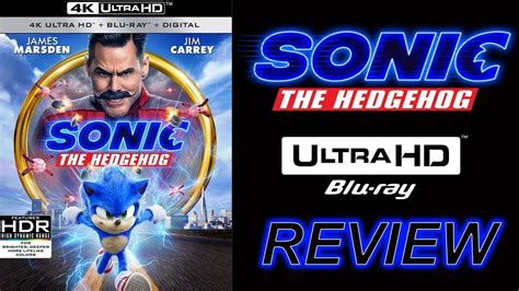 Sonic The Hedgehog 4k Blu Ray Review YouTube