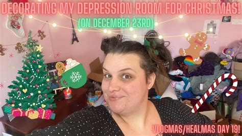 Finally Decorating My Depression Room For Christmas Vlogmas Healmas