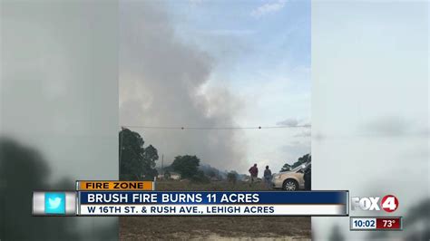 Lehigh Acres Brush Fire Youtube