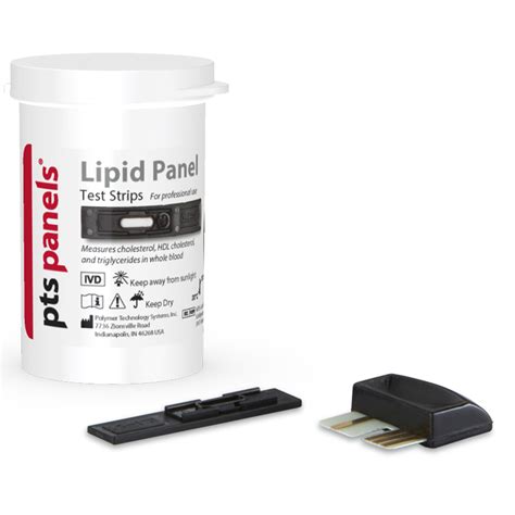Pts Panels® Lipid Test Strips And Lancetspipettes 15s Patient