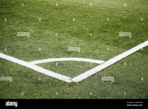 Football Playground Artificial Green Kunstrasenplatz Stock Photo Alamy