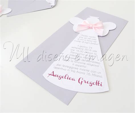 Nll Diseño Blog Bodas Y Mucho Más Invitaciones De Bautizo Con Forma De ángel