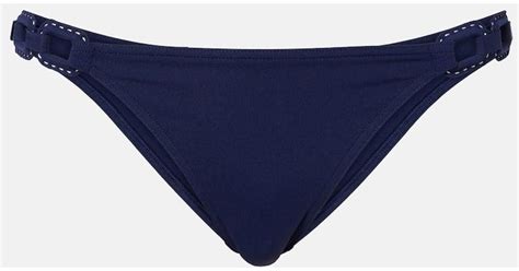 Eres Abordage Low Rise Bikini Bottom In Blue Lyst