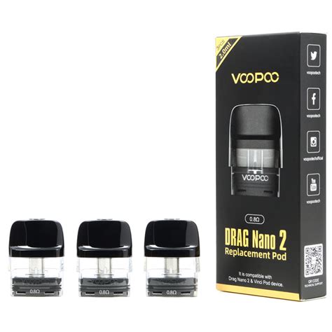 Cartouche Pod Drag Nano Par Voopoo Tanks Pctg Ml Jetables A L