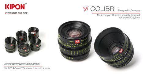 KIPON Start To Deliver First Two Lenses Of Colibri Set Lens From Apr