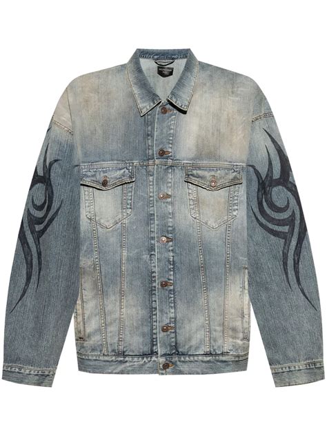Balenciaga Y2K Denim Jacket | Blue | FARFETCH