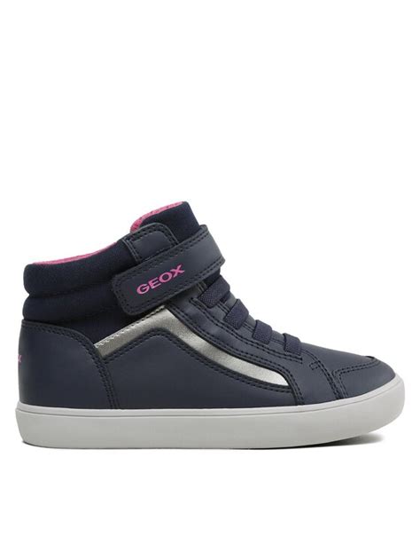 Geox Sneakersy J Gisli Girl J Nc C M Granatowy Modivo Pl