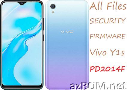 Stock ROM Vivo Y1s PD2014F All File REPAIR Official Firmware AzROM Net