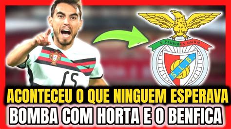 BOMBA DE ULTIMA HORA A CONTRATAÇÃO DE RICARDO HORTA NO BENFICA