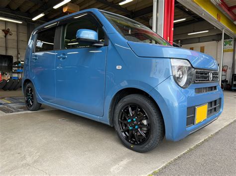BEST写真館 ホンダ N WGN JH3 4 の HOT STUFF ホットスタッフ G SPEED ジースピード 14 メタリックブラック を表示 タイヤとアルミホイールの専門店