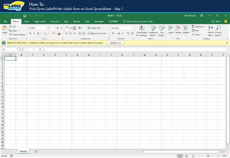 How to Print Dymo Labels From an Excel Spreadsheet