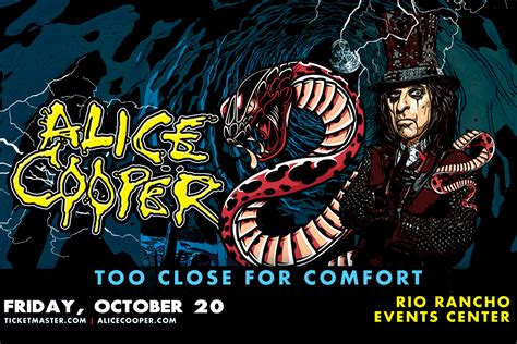 Alice Cooper Too Close For Comfort Rio Rancho Events Center