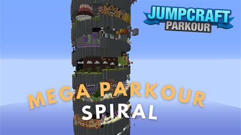 Mega Parkour Spiral Minecraft Map