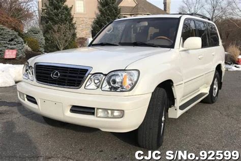 2001 Left Hand Lexus Lx 470 White For Sale Stock No 92599 Left