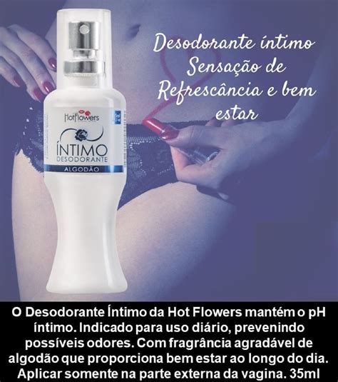 Desodorante Íntimo Algodão Lingerie Feminina Hot Flowers Nunca Usado enjoei