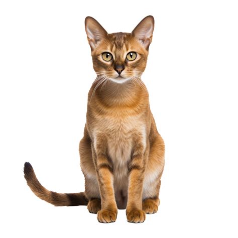 A Sleek Burmese Cat Its Full Body Displayed Stands Against A