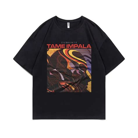 Camiseta Con Estampado De Tamo Impala Para Hombre Y Mujer Camisa De