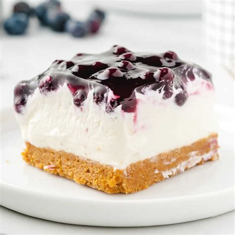 No Bake Blueberry Cheesecake Us In The Kitchen