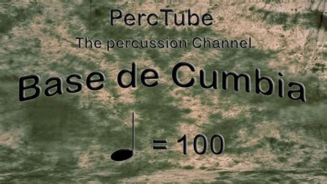 Base De Cumbia A Bpm Youtube