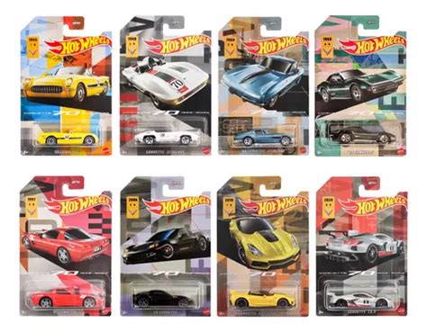 Kit Carrinhos Hot Wheels Edi O Corvette Anos Mattel