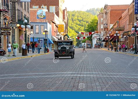 Main Street in Deadwood editorial photo. Image of town - 152346751