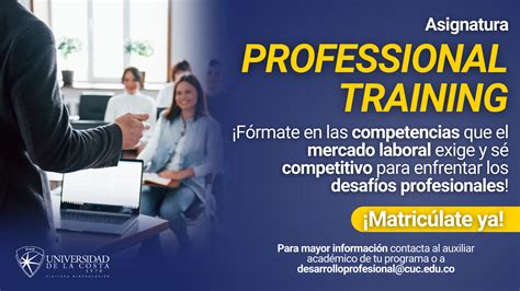 Inscríbete en la asignatura de Professional Training