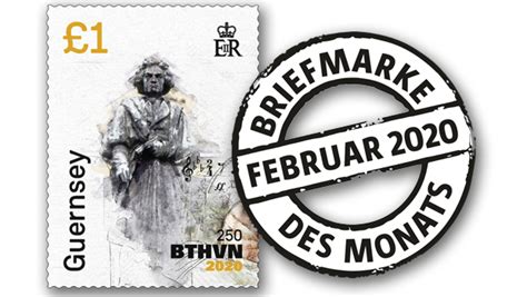 Briefmarke Des Monats Februar Beethoven Auch Im Film Und Comic