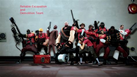 Team Fortress 2 Class Photo Enhanced And Edited By Pardoxia On Deviantart