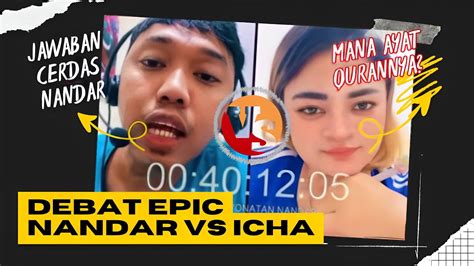 Jawaban Bang Nandar Membuat Icha Mendadak Jinak Jonatan Nandar Vs