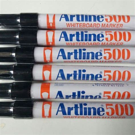 Spidol Artline 500 Whiteboard Warna HITAM 1 Pcs