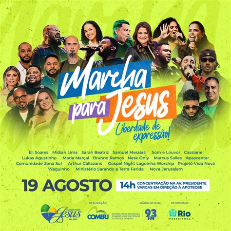 Marcha Para Jesus 2023 do Rio de Janeiro terá esquema especial de