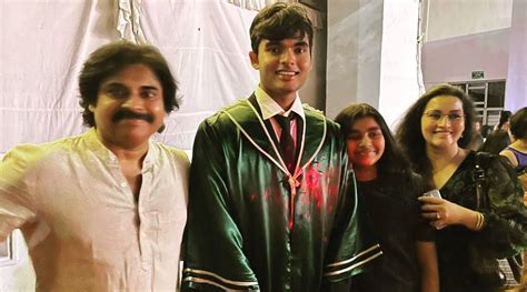 Pawan Kalyan Attends Son Akira Nandans Graduation Day See Viral Photo