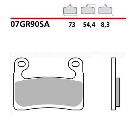 Set Vorderer Sinter Bremsbel Ge Brembo Bmw R Gs F R