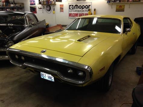 1971 Plymouth Roadrunner ** Rare FY1 Lemon Twist A/C matching #'s 340 ...