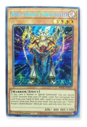 Yugi Oh Noble Knights Shield Bearer Brol En017 Secret Meses Sin Interés
