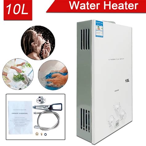 SUDEG L Min Portable Tankless Water Heater Propane Gas LPG Instant Hot Water Heater Walmart