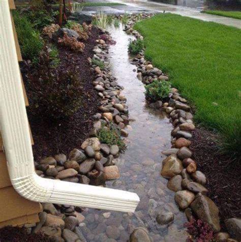 Great Way For Yard Drainage Landscape Low Maintenance Yard