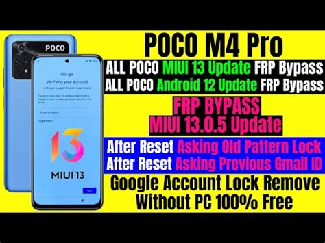 Poco M Pro Frp Bypass Miui Update Ll All Poco Miui Update