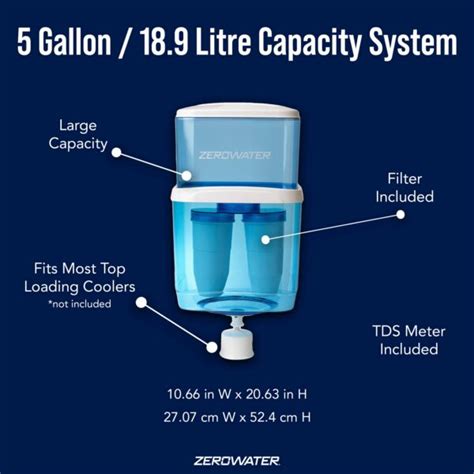 18.9 liter waterfilter system including Oasis cooler | ZeroWater Europe