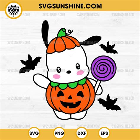 Pochacco Pumpkin Halloween Svg Sanrio Halloween Svg Pochacco