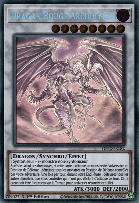 Gfp Fr Dragon Rouge Archd Mon Yu Gi Oh