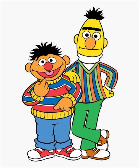 Sesame Street Clip Art - Sesame Street Bert And Ernie Cartoon, HD Png ...