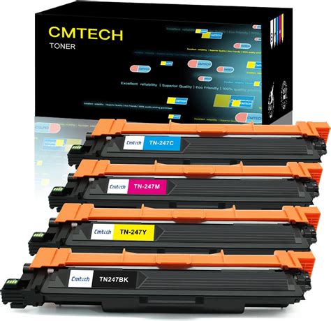 Cmtech Tn247 Compatible Para Brother Tn247 Cartuchos De Tóner Para