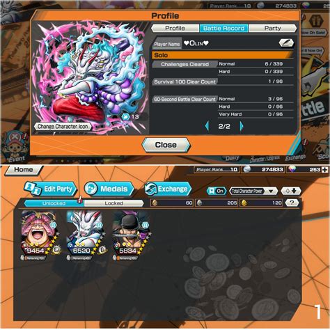 OPBR One Piece Bounty Rush Account 3ex Bigmom Olin Yamato Hybrid